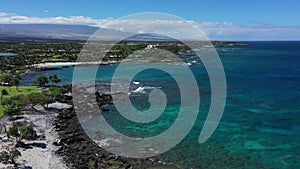 Puako Beach Big Island Hawaii Aerial view