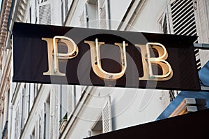 Pub facade