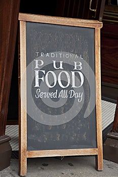 Pub Food Menu