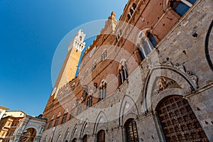 Pubblico Palace in Siena, Italy