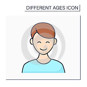 Puberty color icon