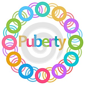 Puberty Colorful Rings Circular