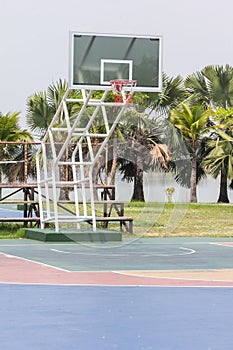 Pubic basketball court