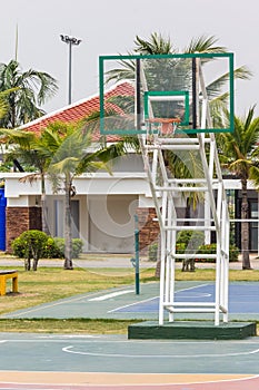 Pubic basketball court