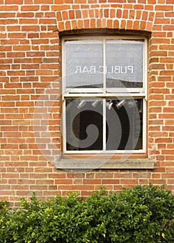 Public Bar Sash Window photo