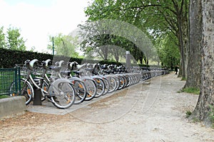 Public bicycles in Paris