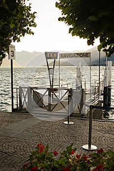 Public boat service, Bellagio, Lake Como photo