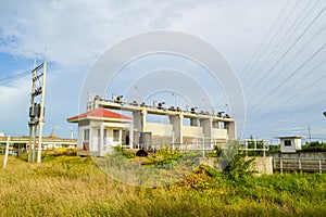 Public dam in country Chachoengsao Thailand