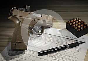 Public domain form 4473 for the purchase of a gun