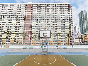 Public estate in Hong Kong city