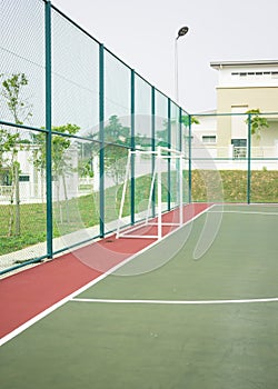 Public futsal court.