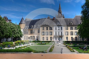 Public Gardens and old Town Hall, Grenoble, France