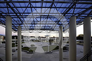High School with Canopy in Florida. photo