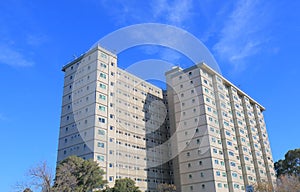 Public housing building Melbourne Australia