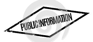 Public Information rubber stamp