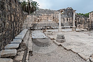 Public Lavatories bathroom at Beit She`an in Israel