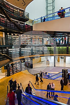 Public library interior