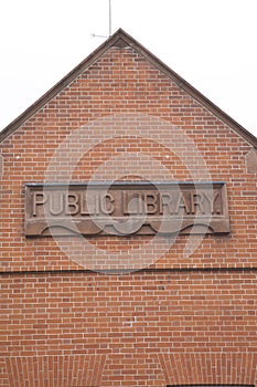 Public Library Sign