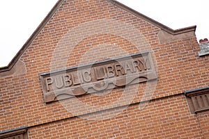 Public Library Sign