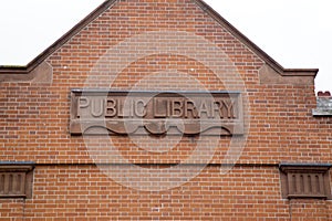 Public Library Sign