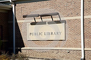 Public Library Sign