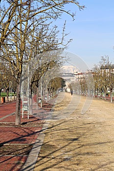 public park called CAMPO MARZO in Vicenza, Italy photo