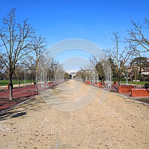 Public park called CAMPO MARZO in Vicenza photo