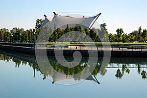 Public Park and Exotic Architecture