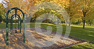 Public park panorama Gresham Oregon.