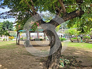 Public Park Plaza in Daanbantayan, Cebu Province in the Philippines