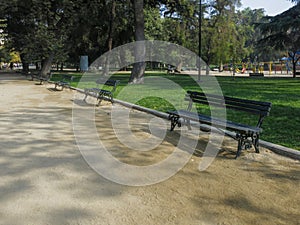 A public park in Santiago de Chile.