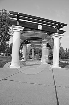 Public Park Shade Trellis 2