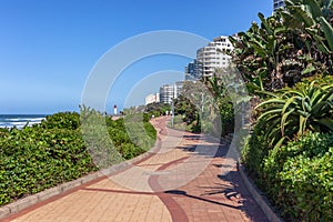 Public Pedestrian Walking Pathway Beach Ocean Apartments Landscape