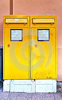 Public postbox from Deutsche Post in Germany photo