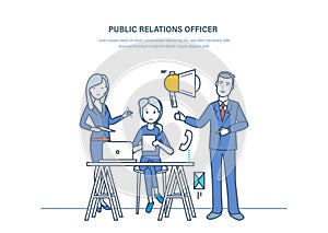 Public relations officers. Communication, marketing, pr, managing people`s opinions.