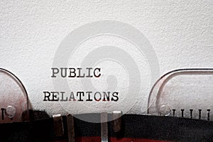 Public relations phrase