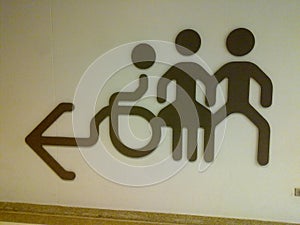 Public Restroom Sign, Toilet Symbol, Thailand