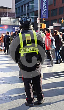 Public Safety Officer In Times Square