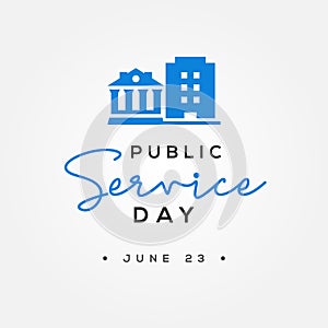Public Service Day Vector Design Illustration