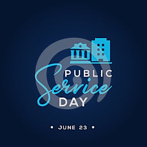 Public Service Day Vector Design Illustration