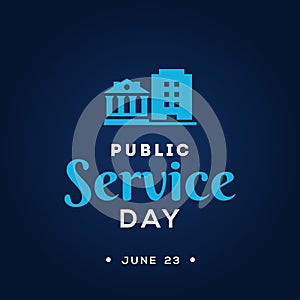 Public Service Day Vector Design Illustration