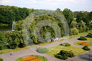 Public Silesian Park in Chorzow