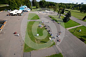 Public Silesian Park in Chorzow