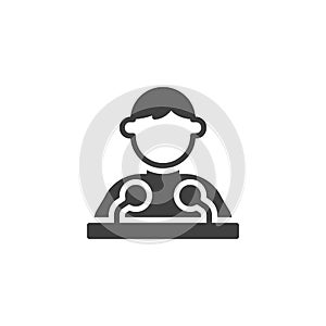 Public speake vector icon