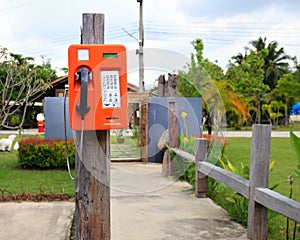Public telephone dual system in Thailand,card and coin