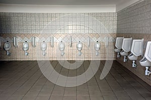 Public toilet and with urinals