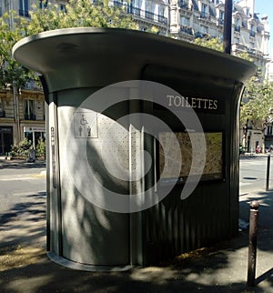 Public toilets in Paris, France