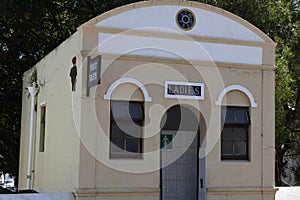 Public toilets for woman at Simons town in South Africa