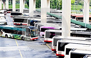 Public transport bus terminal