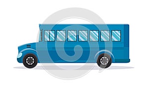 public transport bus vector illustration